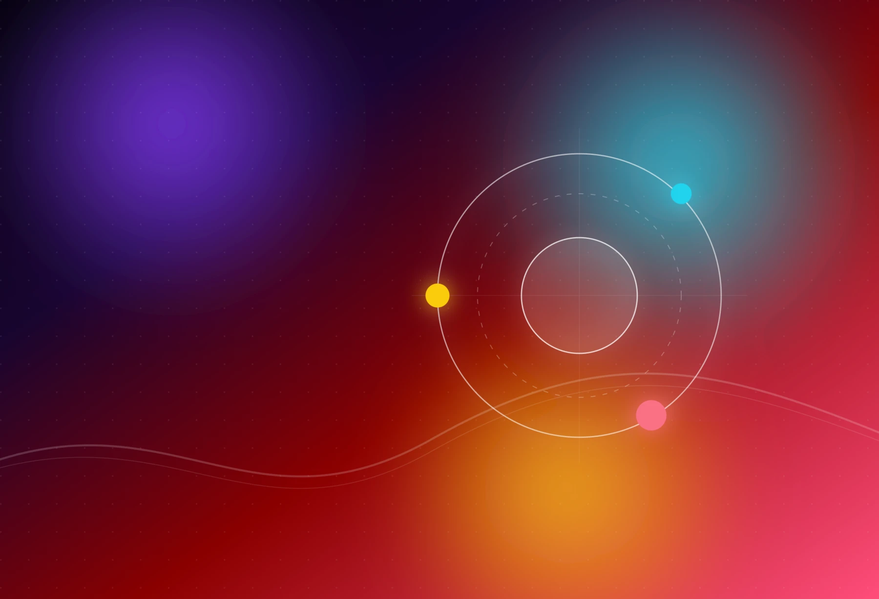 Vibrant abstract discovery portal